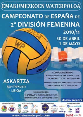 cartel waterpolo / waterpolo kartela